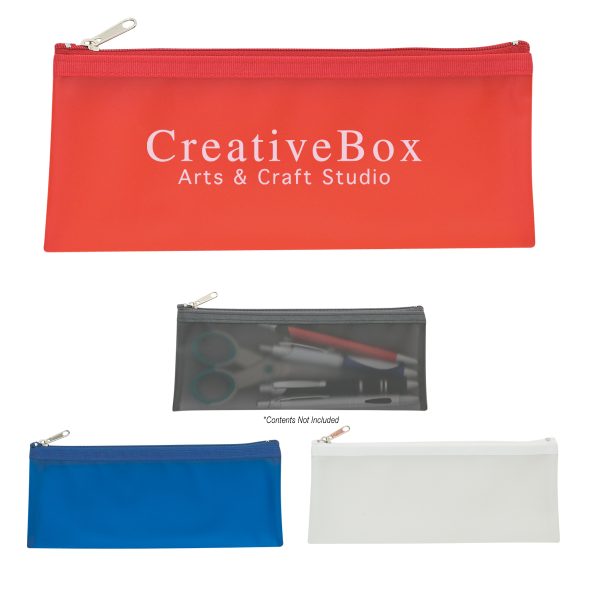 Zippered Pencil Frosted Case